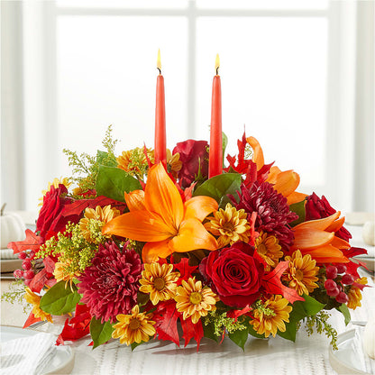 Autumn's Embrace Centerpiece –  Family Florist, Red Springs NC