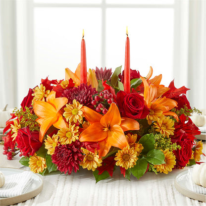 Autumn's Embrace Centerpiece –  Family Florist, Red Springs NC