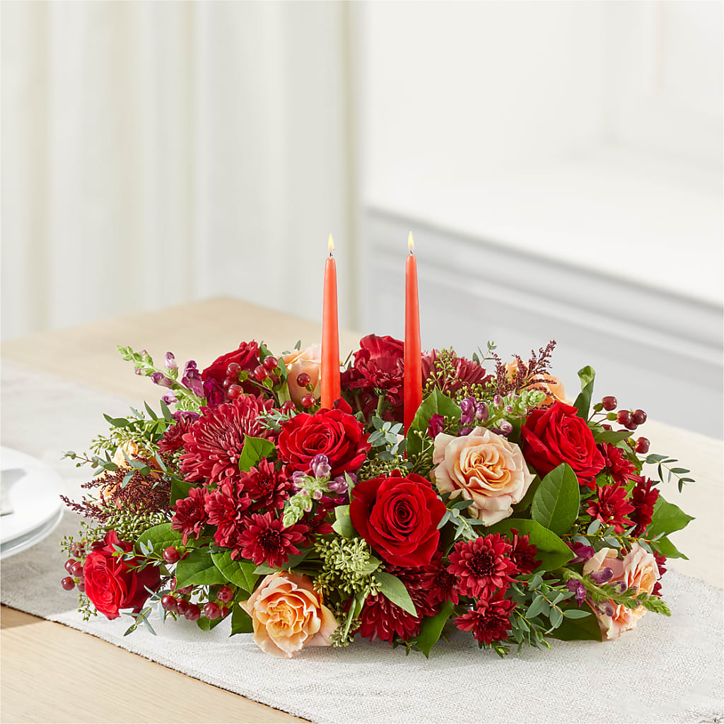 Most Thankful Centerpiece –  Family Florist, Red Springs NC