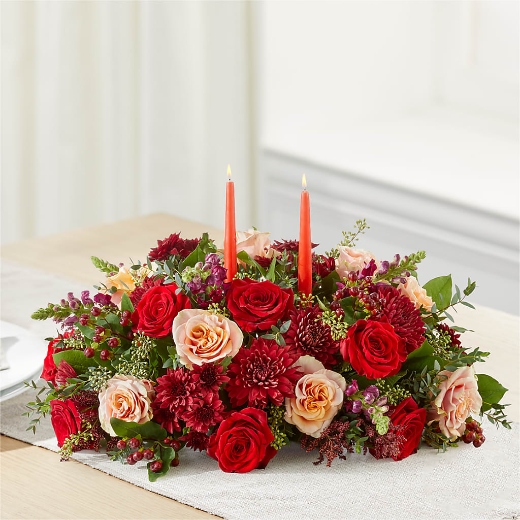 Most Thankful Centerpiece –  Family Florist, Red Springs NC