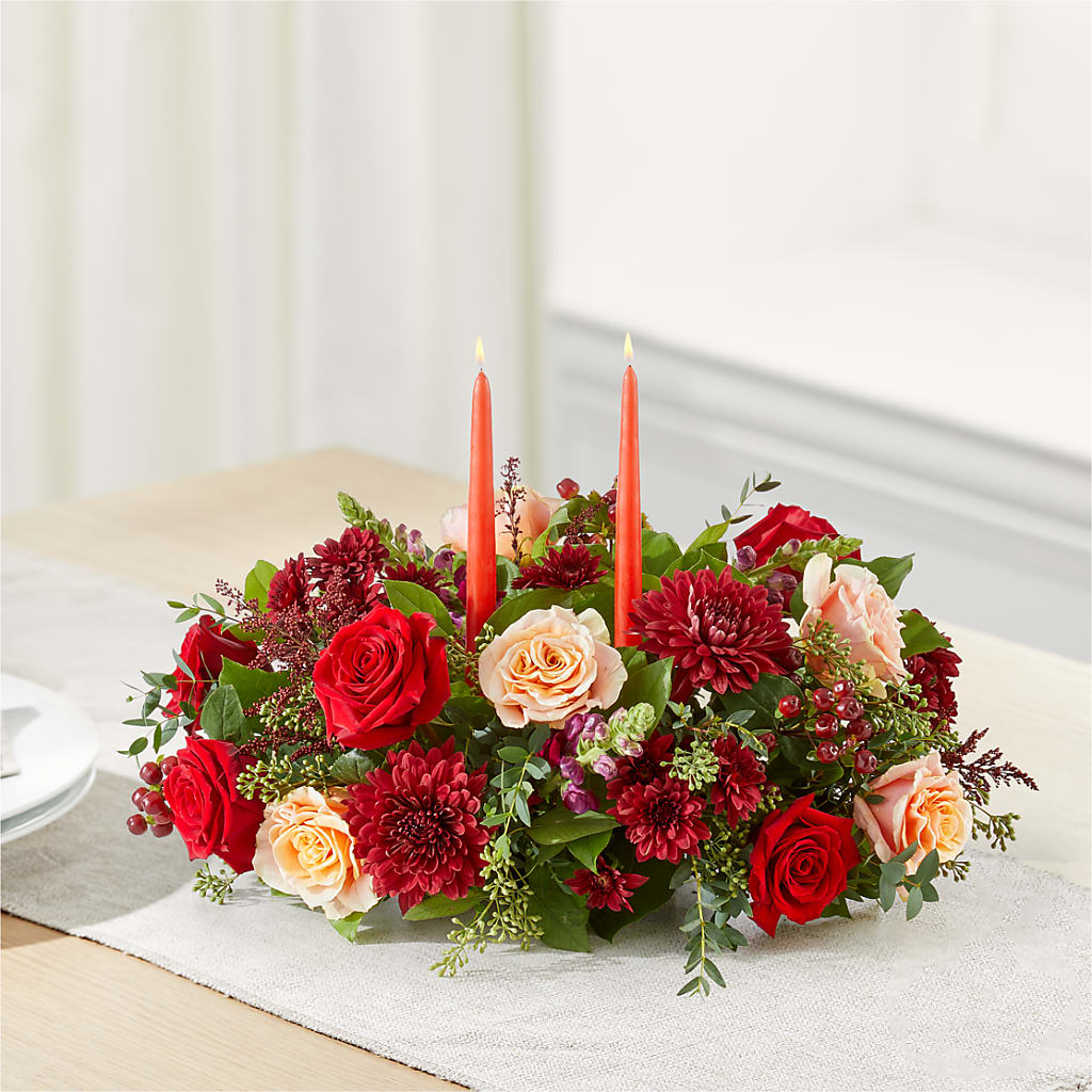 Most Thankful Centerpiece –  Family Florist, Red Springs NC