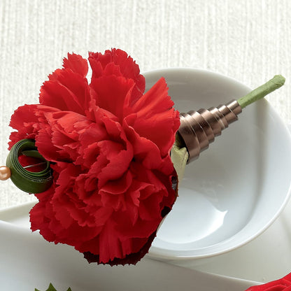 Red Carnation Boutonniere –  Family Florist, Red Springs NC